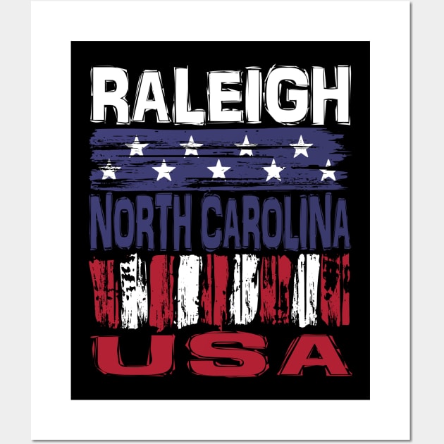 Releigh North Carolina USA T-Shirt Wall Art by Nerd_art